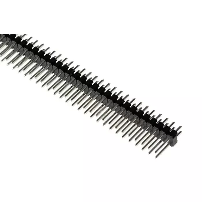 RS Pro Straight Through Hole Pin Header 72 Contact(s) 2 Row(s) 2.54 mm Pitch Unshrouded (Pack of 10)