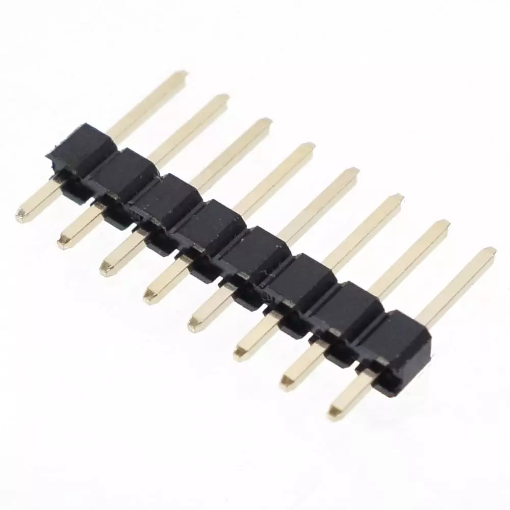 LINKMAN Board Pin Header 2.54 mm Cell Spacing Straight Connector Shape, 2130S1*8GSE