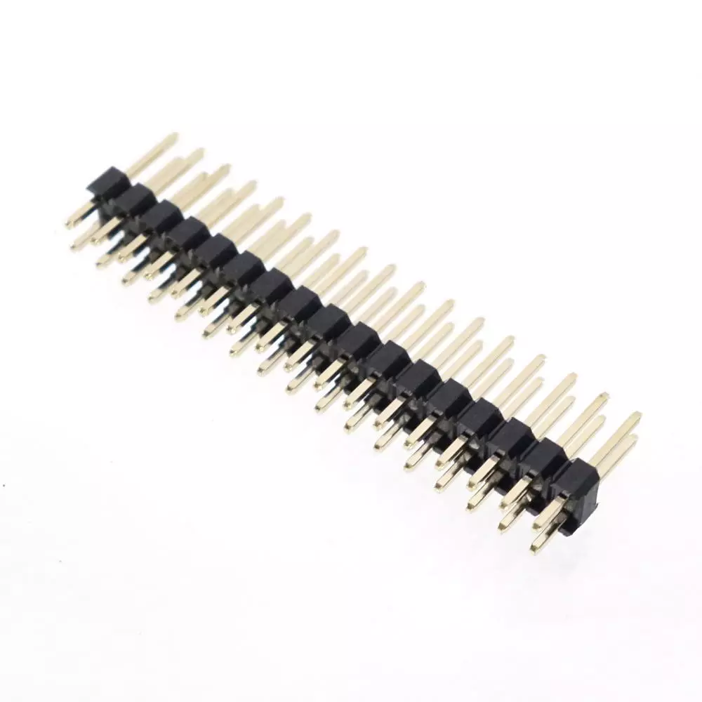 LINKMAN Board Pin Header 2.54 mm Cell Spacing Straight Connector Shape 34 (2 x 17 pins) No. of Pin, 2131D2*17GSE