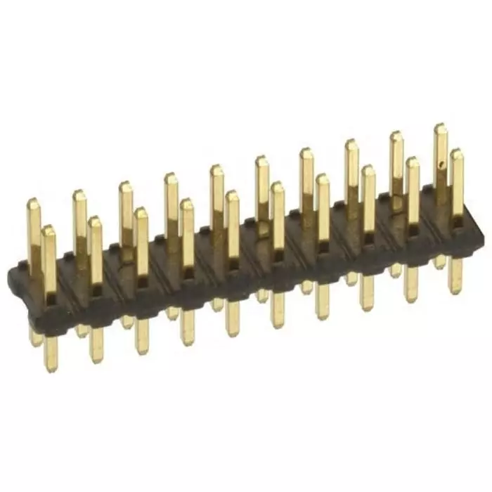 Amphenol ICC BergStik Series Straight Through Hole Pin Header 72 Contact(s) 2.54 mm Pitch 2 Row(s) Unshrouded, 77313-824-72LF (Pack of 5)