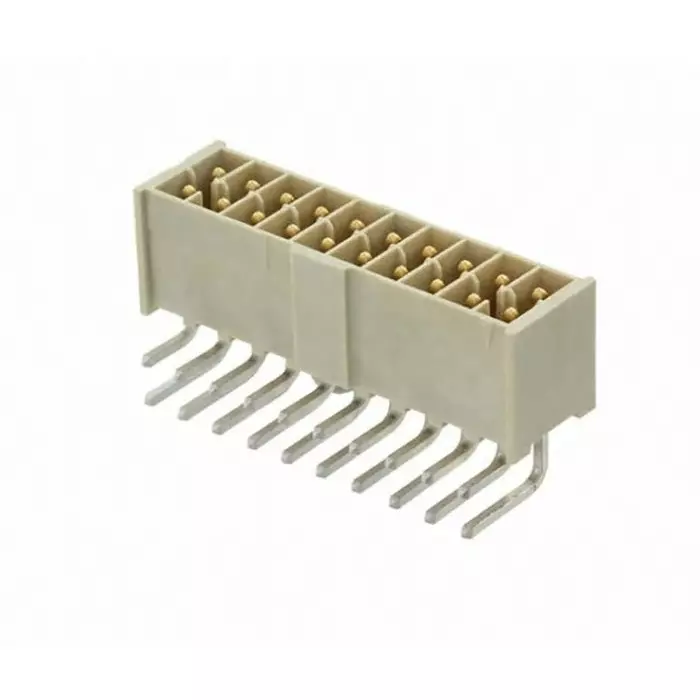 SAMTEC IPL1 Series Straight Surface Mount PCB Header 40 Contact(s) 2.54 mm Pitch 2 Row(s) Shrouded, IPL1-120-02-L-D-K (Pack of 11)