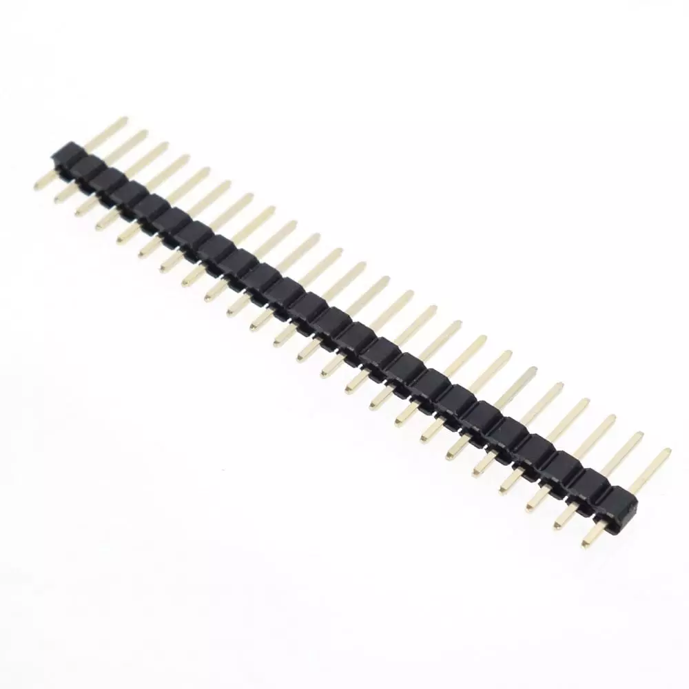 LINKMAN Board Pin Header 2.54 mm Cell Spacing Straight Connector Shape 24 No. of Pin, 2130S1*24GSE