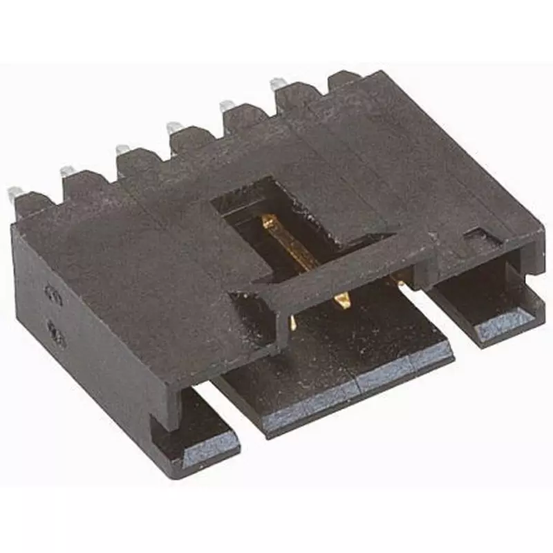 TE CONNECTIVITY PCB Header Brass Material Solder Connection Method 3 Rated Current, 5-103639-4 (Pack of 35)