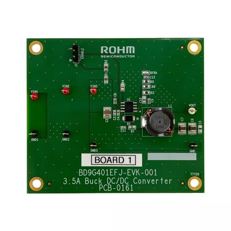 ROHM Evaluation Board Buck Converter Application Sub Type, BD9G401EFJ-EVK-001