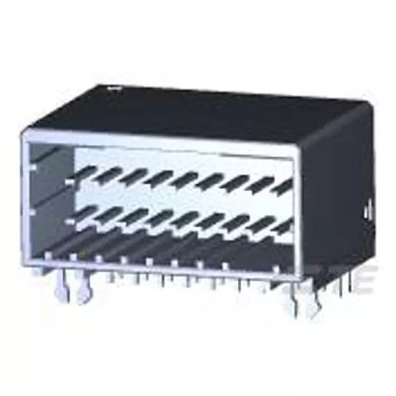 TE CONNECTIVITY PCB Header Horizontal Shape 250 Rated Voltage Gold Plating, 1376137-2 (Pack of 17)
