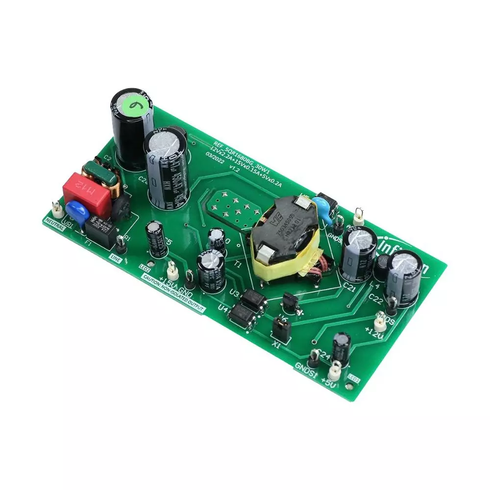 Infineon Reference Board Reference Design Board ICE5 QR1680 BG Kit Contents, REF5QR1680BG30W1TOBO1