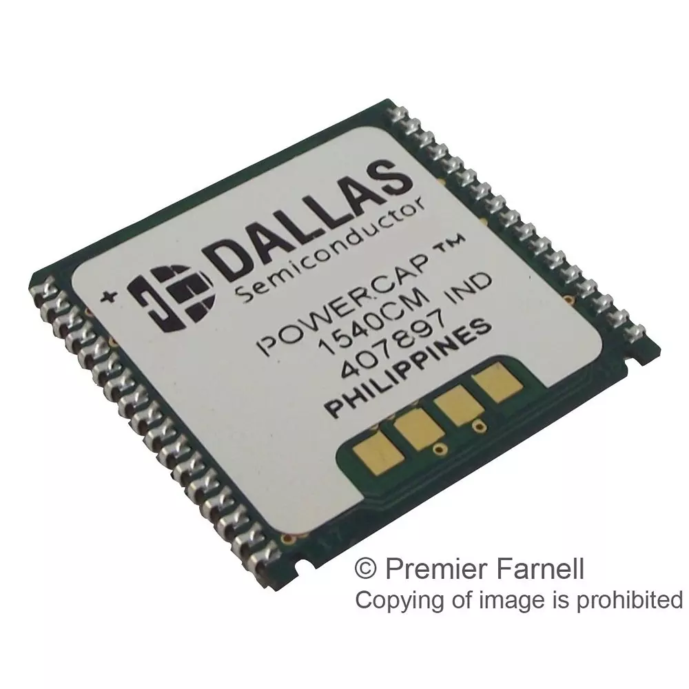 ANALOG DEVICES Real Time Clocks RTC, BYTEWIDE, 3.63V, PWRCP-34, DS1554WP-120+