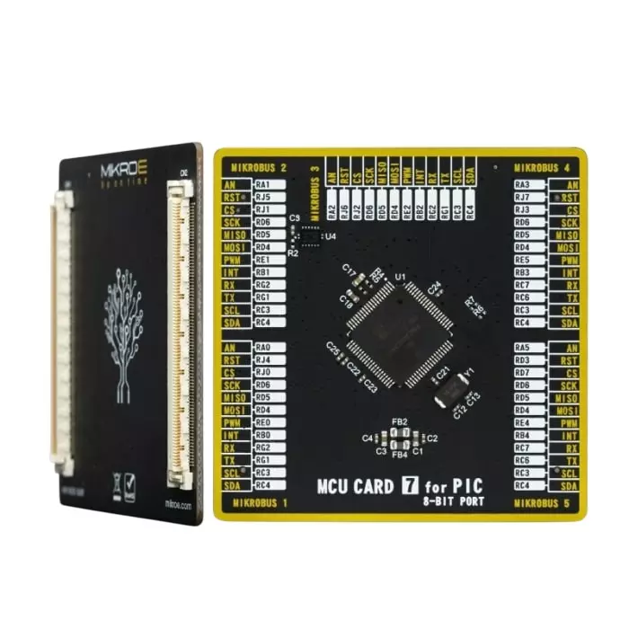 BRAND REX MCU CARD 7 For PIC PIC18F85J50 Microcontroller Development Board, MIKROE-4042