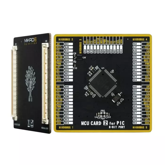 BRAND REX MCU CARD 2 For PIC PIC18F86J15 Microcontroller Development Board, MIKROE-4099