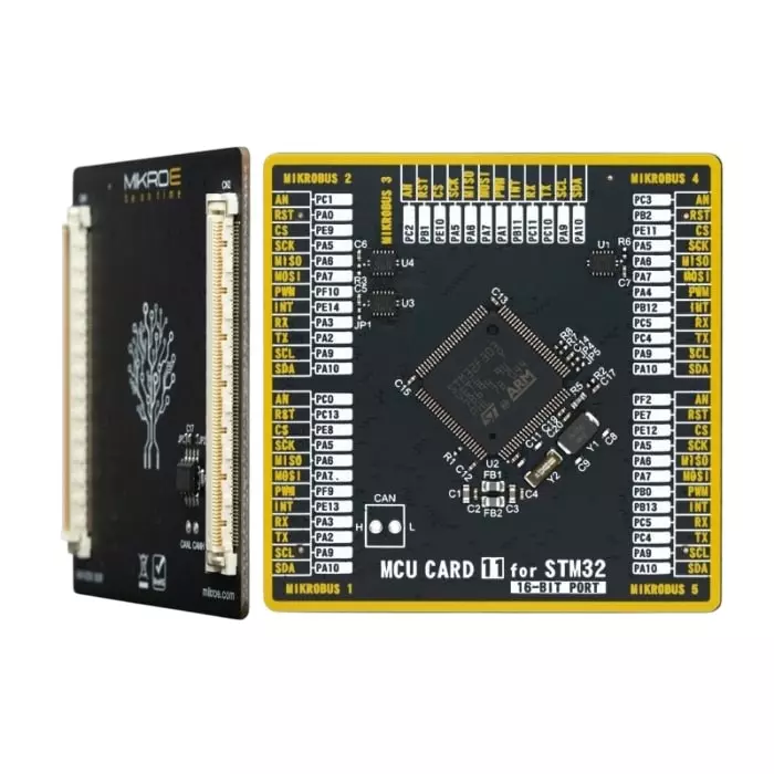 BRAND REX MCU CARD 11 For STM32 STM32F303VE Microcontroller Development Board, MIKROE-4631