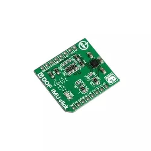 MIKROELEKTRONIKA Accelerometer, Gyroscope Sensor Add-On Module 3.3 V Operating Supply Voltage, MIKROE-1941