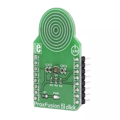 MIKROELEKTRONIKA Multiple Sensor Add-On Board 3.3 V Operating Supply Voltage, MIKROE-3205