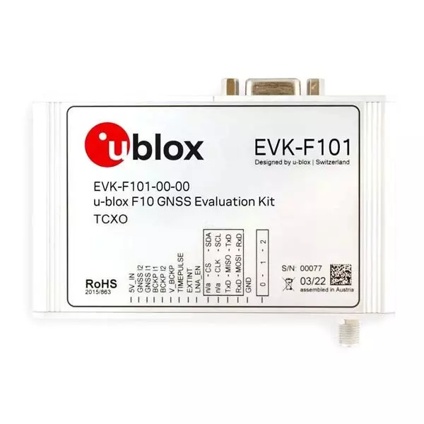 u-blox Evaluation Kit 5 V Operating Supply Voltage, EVK-F101-00