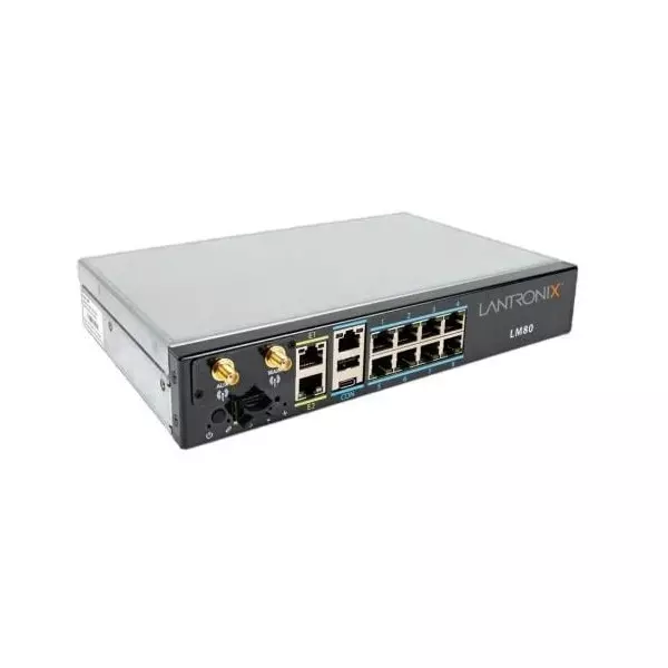 LANTRONIX Console Server Serial, USB-A, USB-C Interface, 80-8S-NNN-NAA
