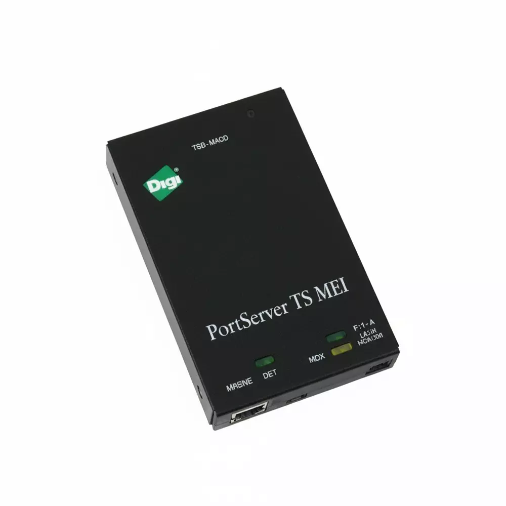 DIGI INTERNATIONAL Serial Device Server Ethernet, RS-232 Interface, 70002045
