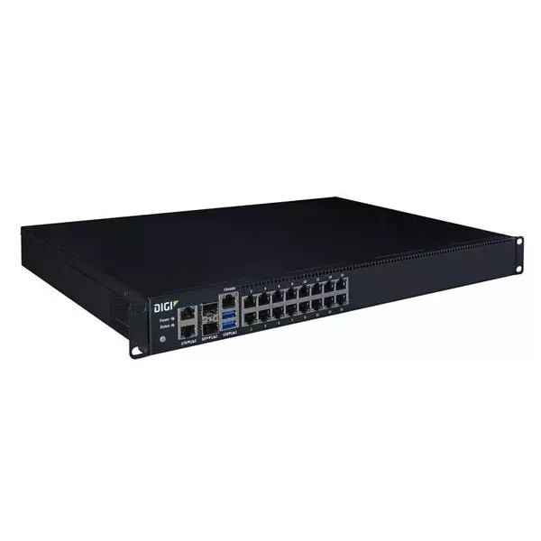DIGI INTERNATIONAL Console Server Ethernet, RS-232, SFP+, USB 3.1 Interface, IT16-1002