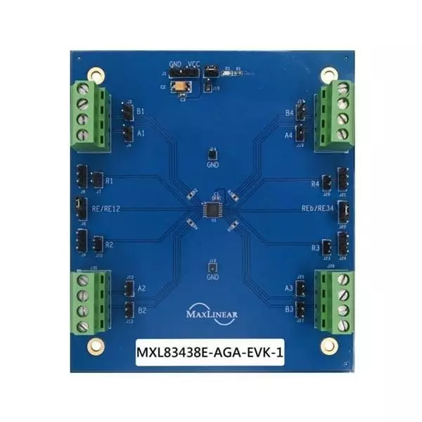 MaxLinear Quad Receiver for Evaluation Of MxL83438, MXL83438E-AGA-EVK-1