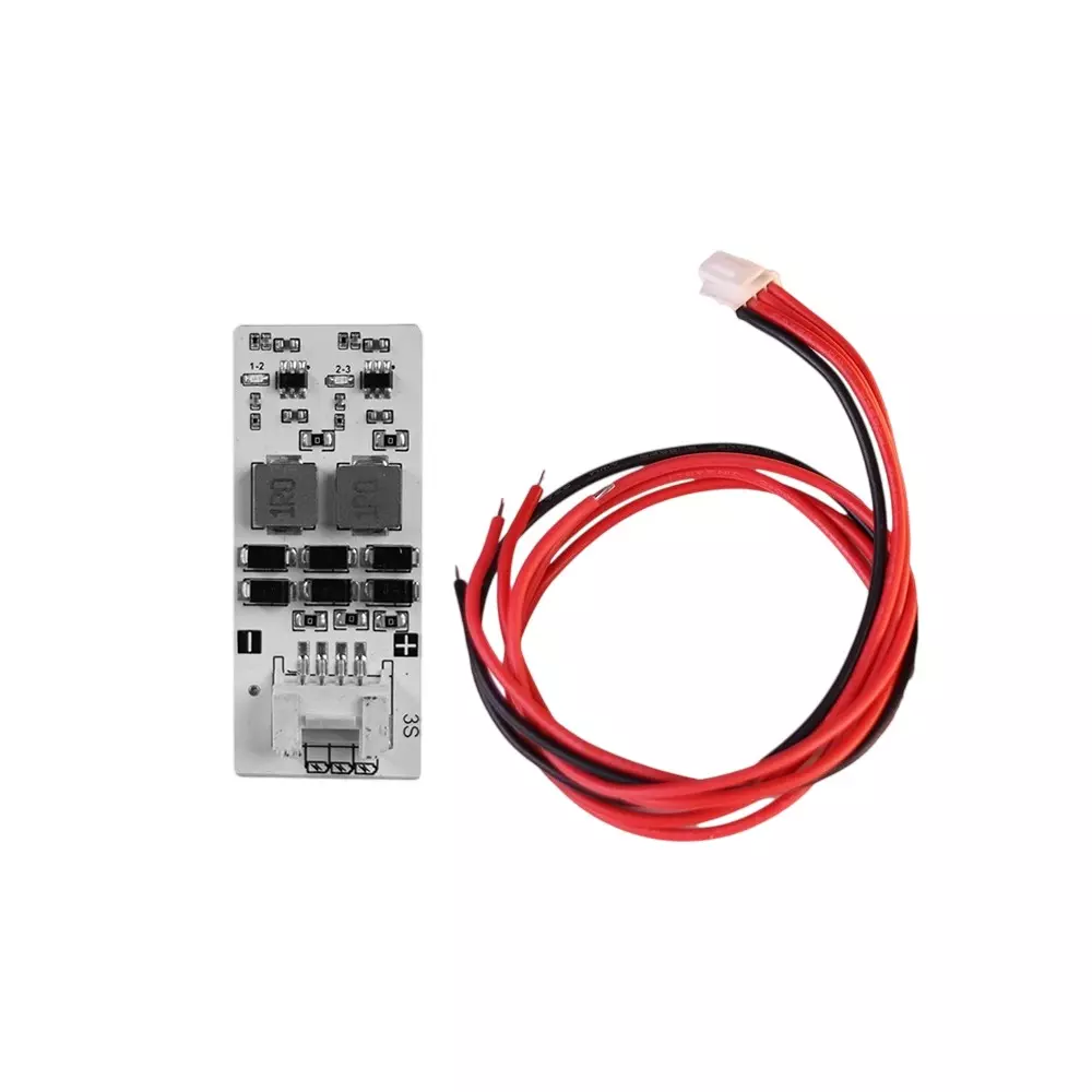 amiciSolar Active Balancer Board 2S 2 A Efficient Voltage Balancing 3.0–4.2 V Cells for LiFePO4 LFP & Li-Ion Battery Packs