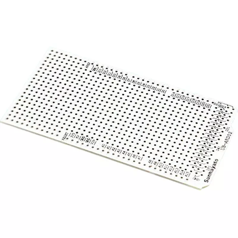Sunhayato Universal Board 2.54 mm Cell Spacing 53.34 x101.6 mm Circuit Board Dimensions, Length X Width, UB-ARD02WH