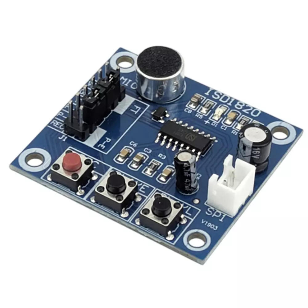 KYOHRITSU PRODUCTS Recording And Playback Board DC 3 to 5 Power Supply Voltage 8μA or less Standby Current, KP-ISD1820F