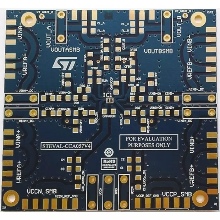 STMicroelectronics Operational Amplifier Evaluation Board, STEVAL-CCA057V4