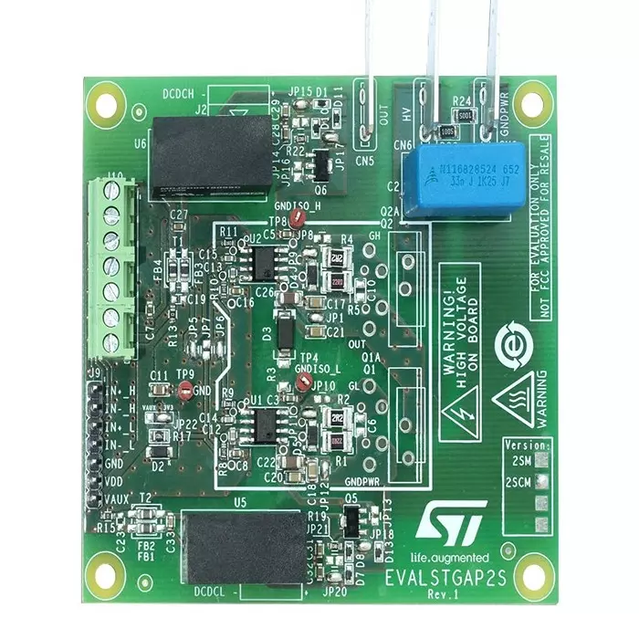 Stmicroelectronics Demo Board, Isolated Gate Driver, Evalstgap2Scm