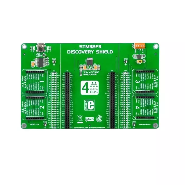 BRAND REX STM32F3 Discovery Shield USB Shield, MIKROE-1447