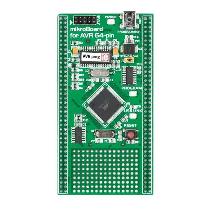 BRAND REX mikroBoard For AVR with ATmega128 Microcontroller Board, MIKROE-706