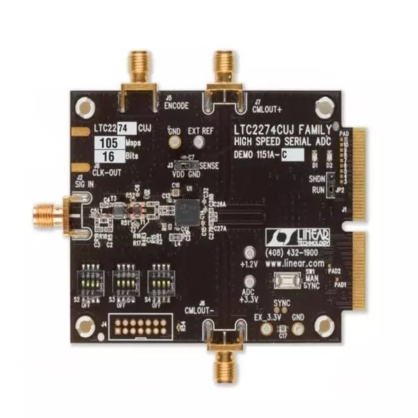 ANALOG DEVICES ADC Demonstration Board 3.135 to 3.465 V, DC1151A-F