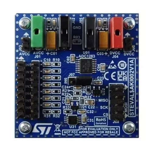 STMicroelectronics ADC Evaluation Board, STEVAL-AKI002V1