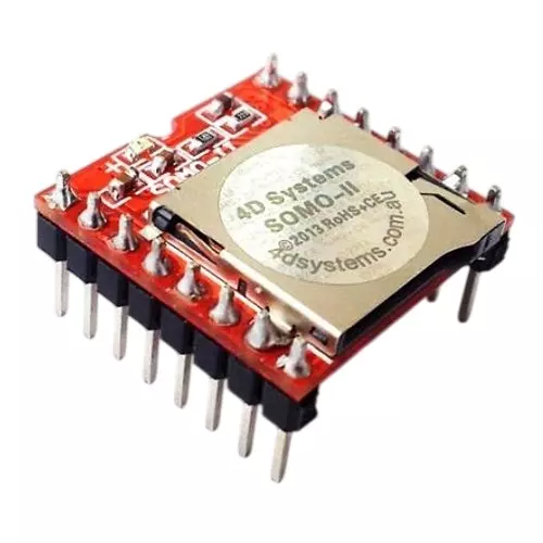 4D Systems Audio Demonstration Board 3.3 to 5 V, SOMO-II