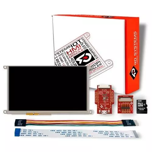 4D Systems Starter Kit 4 to 5.5 V, SK-90DCT