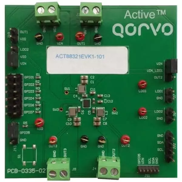 Qorvo Evaluation Kit 3.3 V Input Voltage, ACT88321EVK1-101