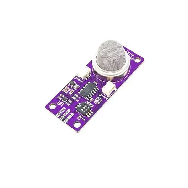 SOLDERED Alcohol, Benzene, Cargon Dioxide (CO2), NH3, Nox, Smoke Sensor Breakout Board 3.3 V Operating Supply Voltage, 333125