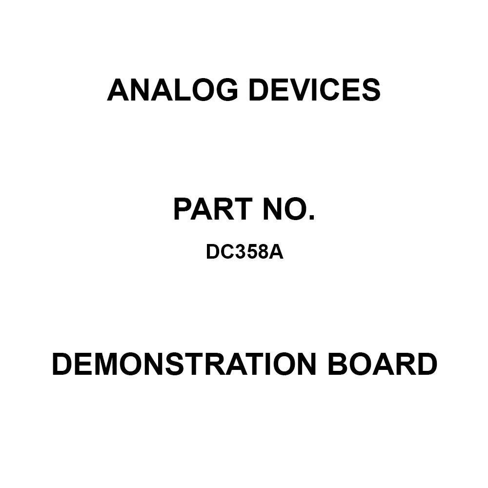 ANALOG DEVICES ADC Demonstration Board for Evaluation Of LTC2411, DC358A