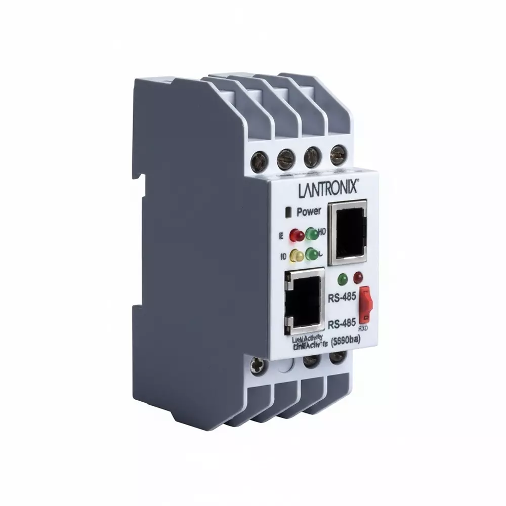 LANTRONIX Serial Device Server Ethernet, RS-232/422/485 Interface, XSDRIN-03