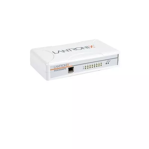 LANTRONIX Serial Device Server Ethernet, Serial Interface, EDS3008PS1NS