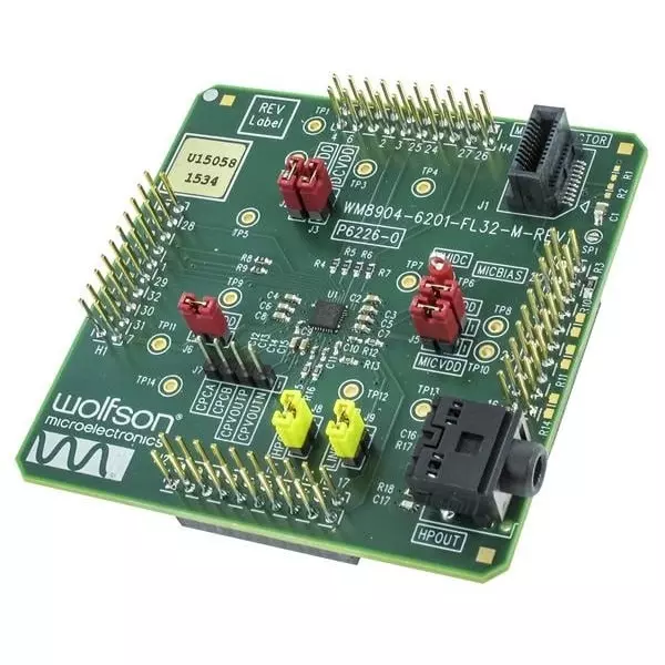 Cirrus Logic Evaluation Boards 2.7 V to 3.6 V Operating Supply Voltage, CDBWM8904-M-1