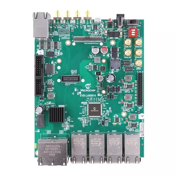 MICROCHIP Eval Board, Lan8814 Enet Phy Transceiver, Ev53D52A.
