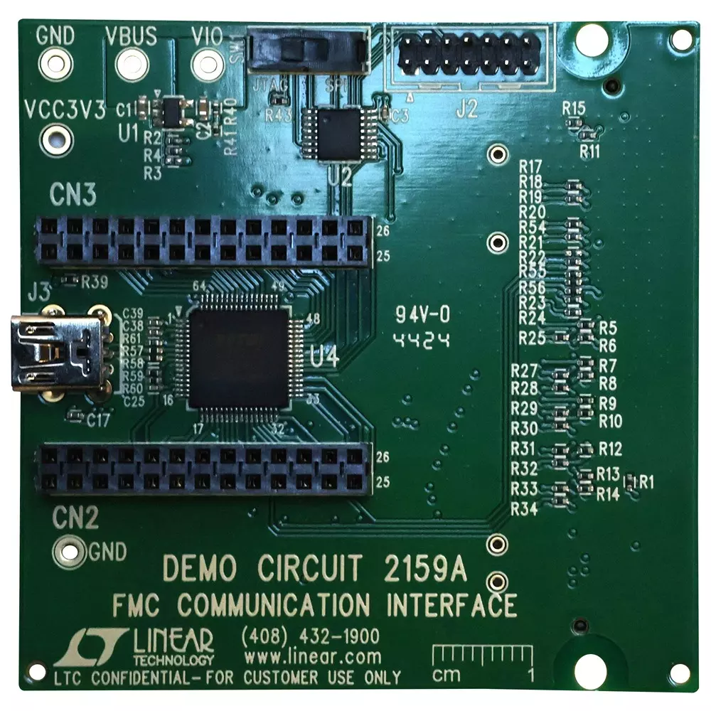 ANALOG DEVICES Demonstration Board for FMC to USB, DC2159A