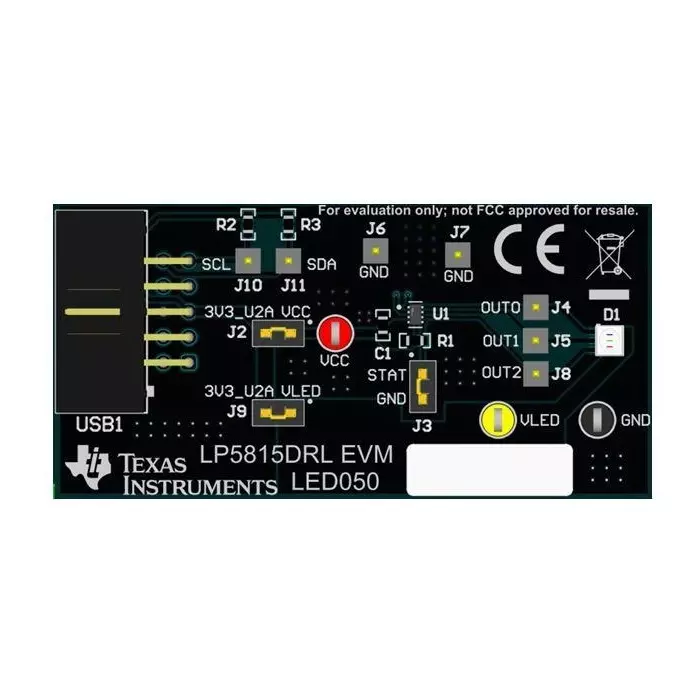 TEXAS INSTRUMENTS Evaluation Module 3.3 V Operating Supply Voltage, LP5815DRLEVM