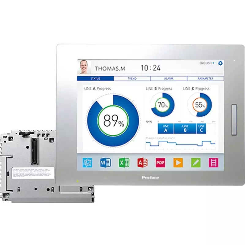 Pro-face Touch Panel DC12-24 (multi-power supply) V DC, PFXSP5700TPD