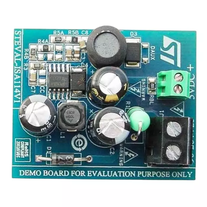 STMicroelectronics Evaluation Board Buck Converter for Non-Isolated SMPS, STEVAL-ISA114V1