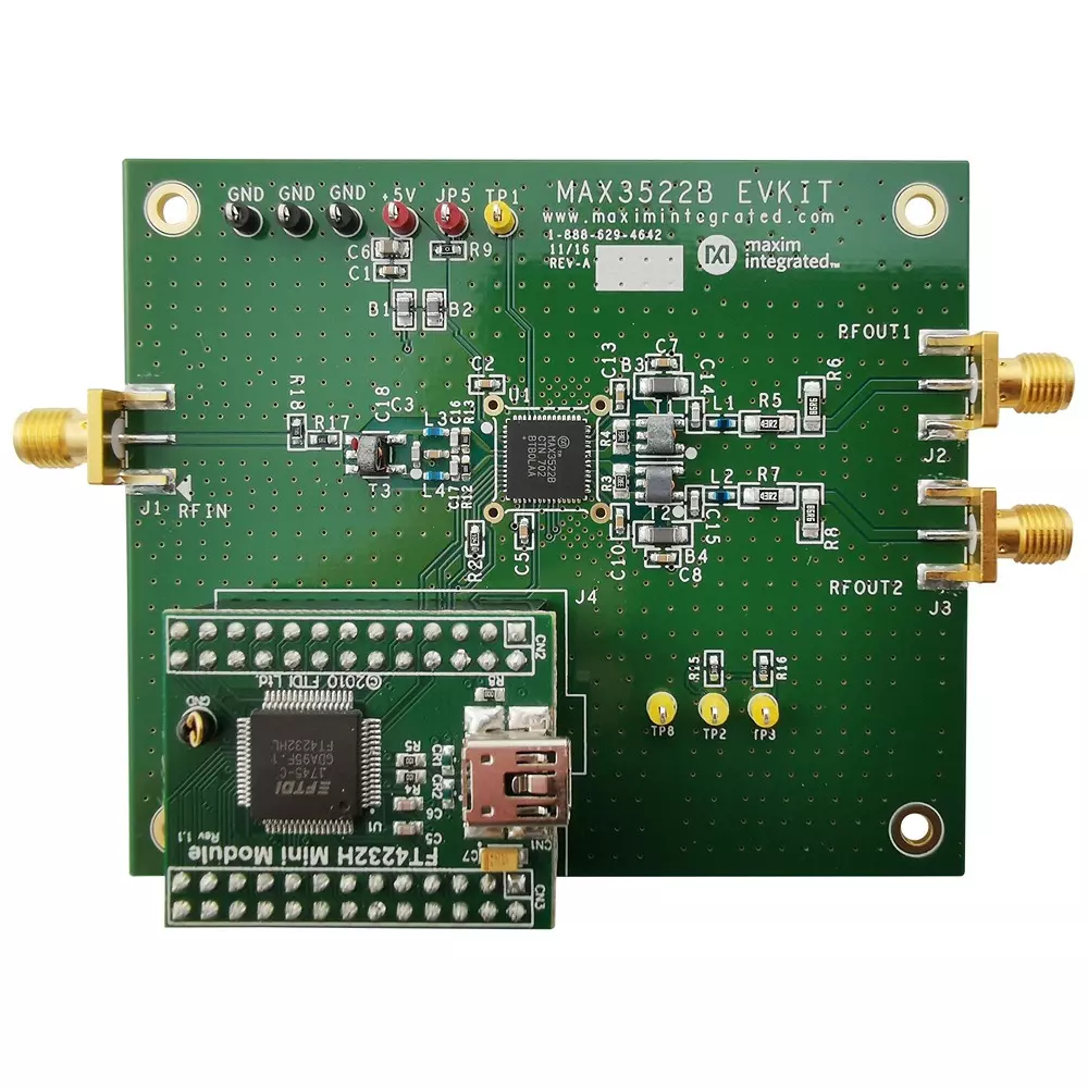 ANALOG DEVICES Signal Conditioning Development Kits EVAL KIT, PROGRAMMABLE GAIN AMPLIFIER, MAX3522BEVKIT#