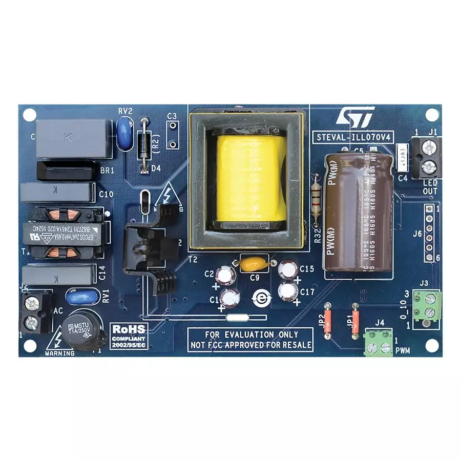 Stmicroelectronics Dev Kit, Dimmable Single String Led Driv, Steval-Ill070V4
