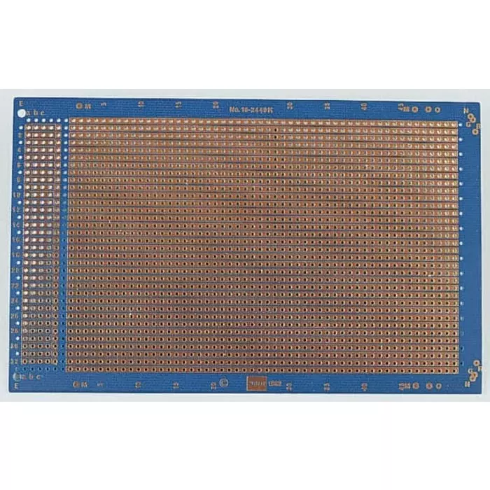 Vero Technologies 03-2990 Double-Sided Stripboard Epoxy Glass 100x160 mm DIN 41612 FR4, 398176
