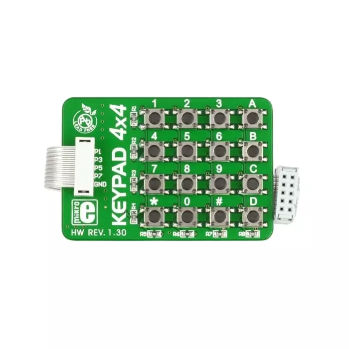 BRAND REX Keypad 4x4 Board GPIO Development Board, MIKROE-86