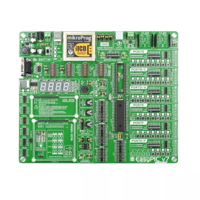 BRAND REX EasyPIC v7 For dsPIC30 USB Development Board, MIKROE-1153