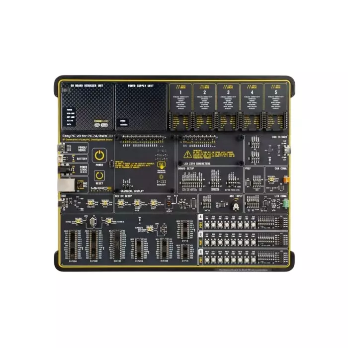 BRAND REX EasyPIC v8 For PIC24/dsPIC33 USB Development Board, MIKROE-5373