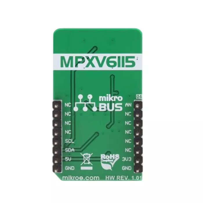 MIKROELEKTRONIKA Vacuum Click Board M (42.9x25.4 mm) 24 g, MIKROE-3195